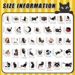 Ceenna 100 Pcs Black Cat Enamel Pins Set