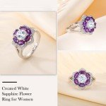 Stunning Amethyst Signet Ring in Sterling Silver