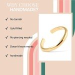 14k Gold Adjustable Non-Pierced Ear Cuff