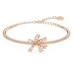 Swarovski Rose Gold Bow Bangle Bracelet