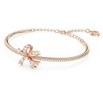 Swarovski Rose Gold Bow Bangle Bracelet