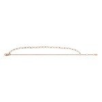 Rose Gold Stainless Steel Beaded Bracelet for Women