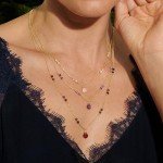 Italian Pink Opal & Multi-Gemstone Layered Necklace