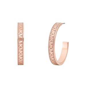 Michael Kors Pink Rose Gold Hoop Earrings