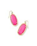 Kendra Scott Neon Pink Elle Drop Earrings