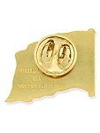 Patriotic American Flag Gold Plated Lapel Pin