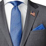 Patriotic American Flag Gold Plated Lapel Pin