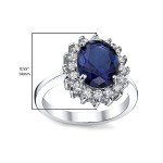 Sterling Silver Kate Middleton Inspired Engagement Ring
