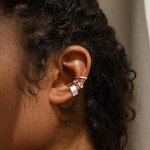 Moodear 3-Piece Chunky Non-Piercing Ear Cuffs