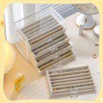 Jewelry Organizer Box with 5 Drawers and 25 Compartments