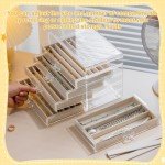 Jewelry Organizer Box with 5 Drawers and 25 Compartments