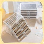 Jewelry Organizer Box with 5 Drawers and 25 Compartments
