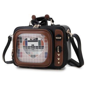 Retro TV Shape Ita Bag for Anime Pins