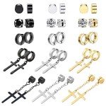 Magnetic Stud Earrings Set for Men and Women