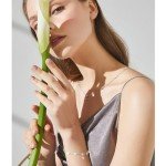 Forest Moissanite Choker Necklace in Sterling Silver