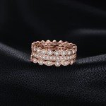 14K Gold-Plated Silver Stackable Ring Set for Her