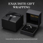 King Will Men's Tungsten Meteorite Inlay Wedding Band