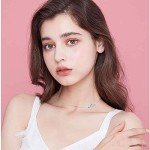 S925 Sterling Silver Sideways Choker Necklace