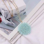 Handmade Crystal Beaded Necklace and Earring Set