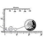 S925 Sterling Silver Sideways Choker Necklace