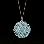 Handmade Crystal Beaded Necklace and Earring Set
