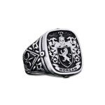 Personalized Family Crest Signet Ring
