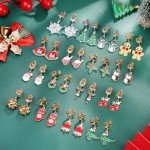 16 Pairs Festive Clip-On Earrings for Women