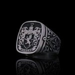 Personalized Family Crest Signet Ring