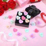 Ceenna 100 Heart Enamel Pins for Valentine's Day