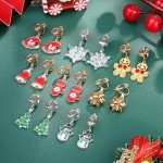 16 Pairs Festive Clip-On Earrings for Women