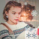 16 Pairs Festive Clip-On Earrings for Women