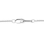 Sterling Silver Diamond Cross Pendant Necklace, 18