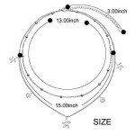 Sterling Silver Starfish Shell Layered Choker Necklace