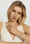 Heart Pendant Necklace & Gold Link Charm Bracelet