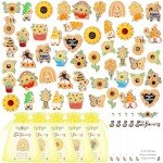 Sunflower Enamel Pins Set - Perfect Gifts!