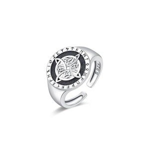 Celtic Knot 925 Sterling Silver Men's Ring