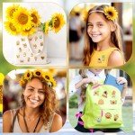 Sunflower Enamel Pins Set - Perfect Gifts!