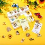 Sunflower Enamel Pins Set - Perfect Gifts!
