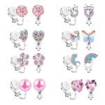 Cute Clip-On Earrings Set for Non-Pierced Ears