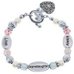 Heart Charm Bracelet for Granddaughter - Sentimental Gift