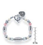 Heart Charm Bracelet for Granddaughter - Sentimental Gift
