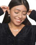 Hello Kitty Silver Plated Hoop Earrings