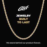 18K Yellow Gold 4MM Rope Chain Necklace