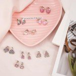 Cute Clip-On Earrings Set for Non-Pierced Ears
