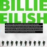Billie Eilish Adult Crew Socks & Enamel Pins Set