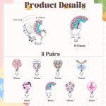 Cute Clip-On Earrings Set for Non-Pierced Ears