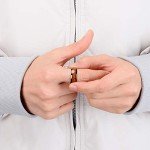 8mm Black Tungsten Carbide Women’s Wedding Ring