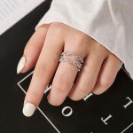 Wuziwen 925 Silver Twisting Infinity Ring Enhancer