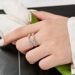 Wuziwen 925 Silver Twisting Infinity Ring Enhancer