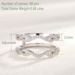 Wuziwen 925 Silver Twisting Infinity Ring Enhancer